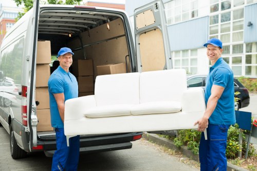Removal team handling a flat move in Chelsea with careful access planning