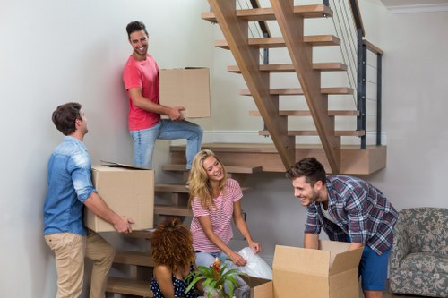 Packing boxes and moving supplies for a Chelsea home move
