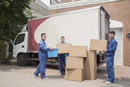 Man and van vehicle ready for a local move in Chelsea
