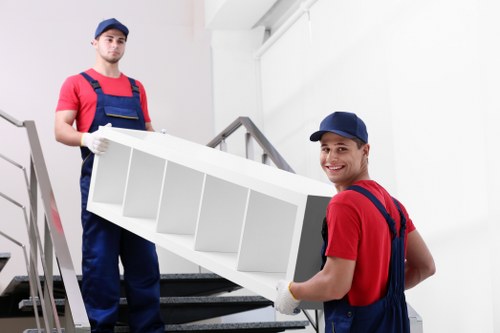 Commercial moving truck service for a Chelsea office or studio relocation