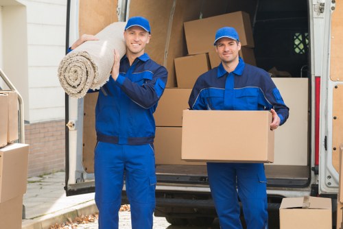 Low-carbon van used for sustainable removals in Chelsea