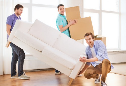 Local removal truck service handling access challenges in Chelsea