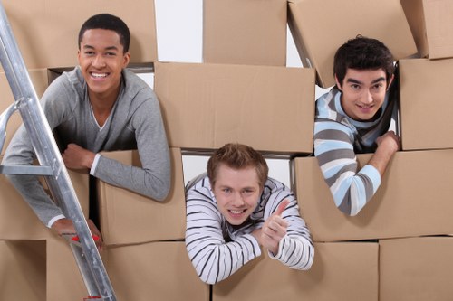 Careful furniture handling during a fast Chelsea flat removal