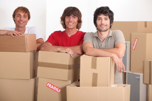 Packing and moving office furniture for a Chelsea business relocation