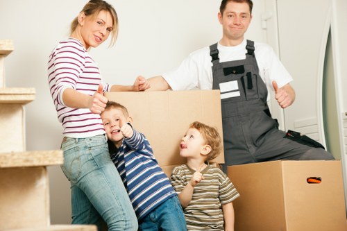 Office moving team managing a Chelsea relocation with local access challenges