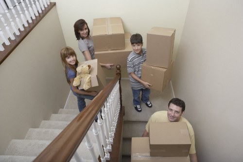 Careful furniture loading for a Chelsea home or flat move